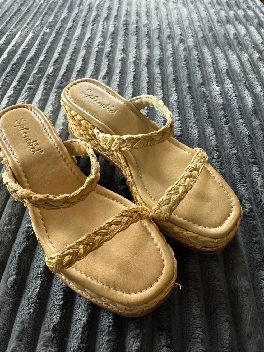 NWOT Splendid Tan Strappy Sandals Size 7.5